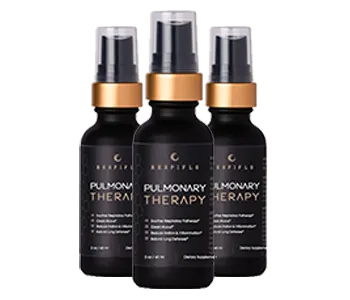 Respiflo™ Pulmonary Therapy Oral Spray — 3 Bottle Package — Lung Synergy Formula with Mullein, Ginger, Bromelain, Cordyceps